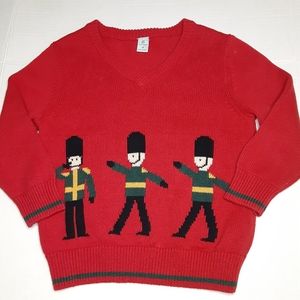 Class Club Christmas sweater red size 4